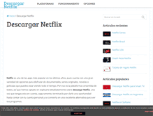 Tablet Screenshot of descargarnetflix.com